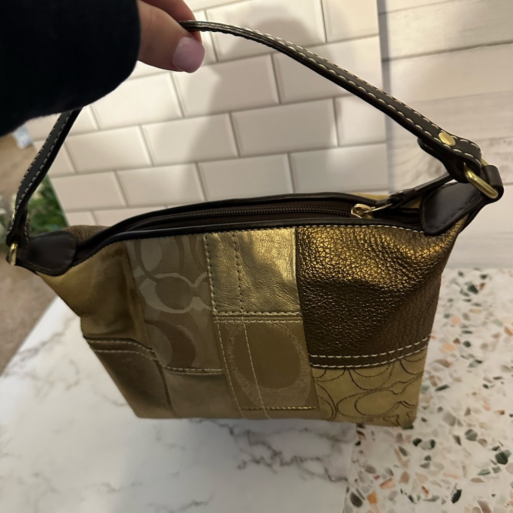 Brown Coach Handbag